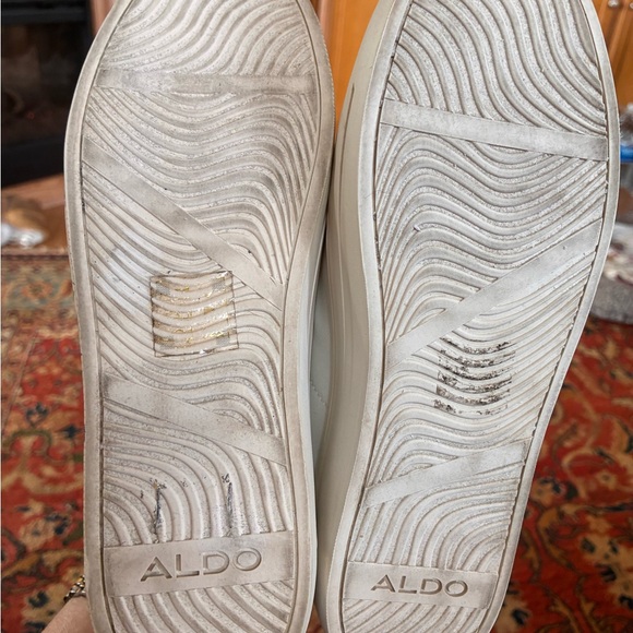 Aldo woman’s White and floral lace -up sneakers - Picture 9 of 9